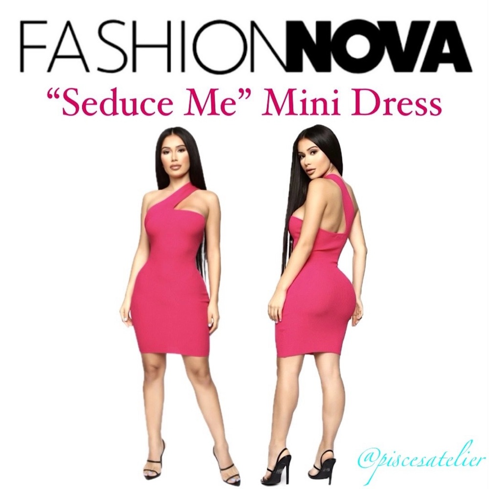 Fashion Nova Seduce Me Mini Dress - Hot Pink, Women’s Size X-Small